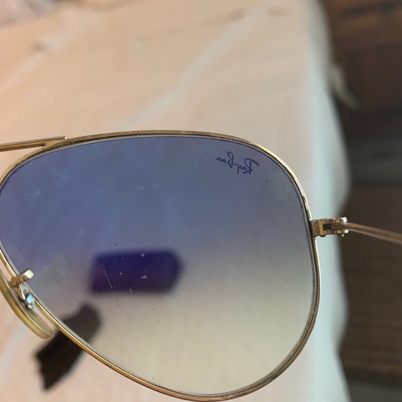 Blue gradient Ray-Ban aviators - Picture 4 of 5